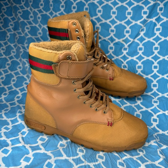 Gucci Shoes Gucci  Boots Mens Size 2 Leather Military Style